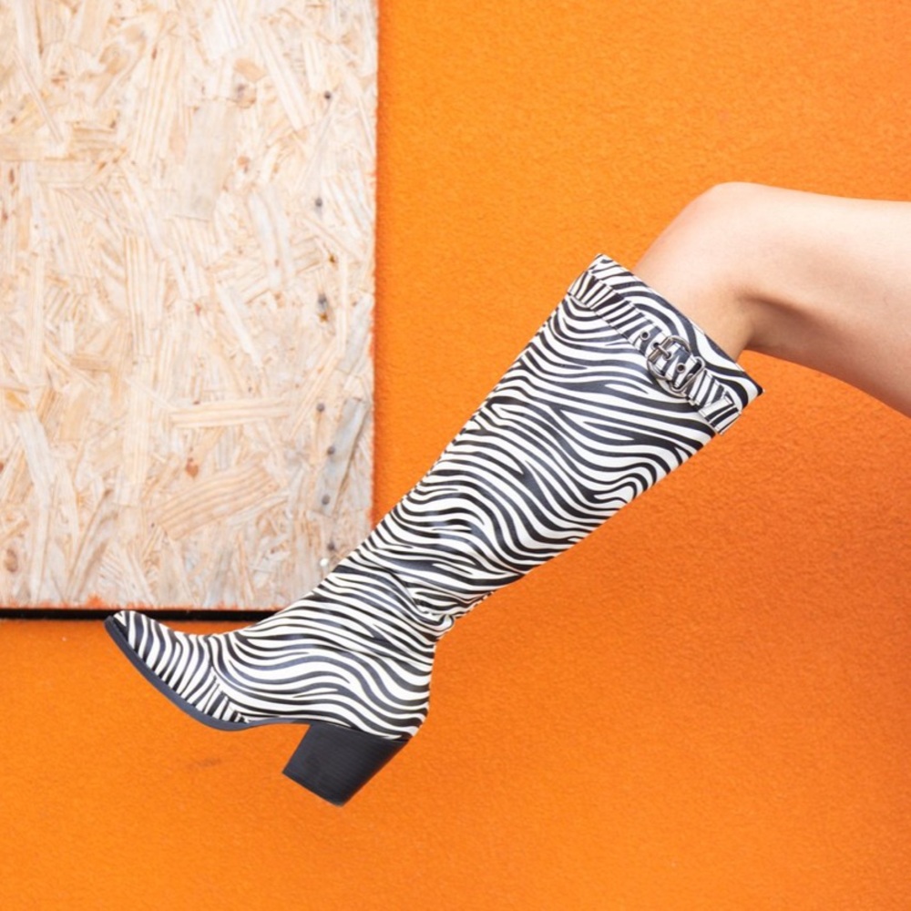 Zebra GoGo Boots